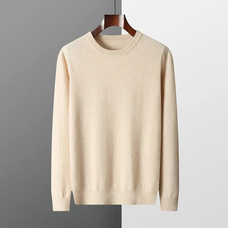 Pull en tricot de laine mérinos pour hommes