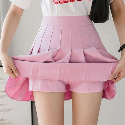Korean High Waist Mini Skirts