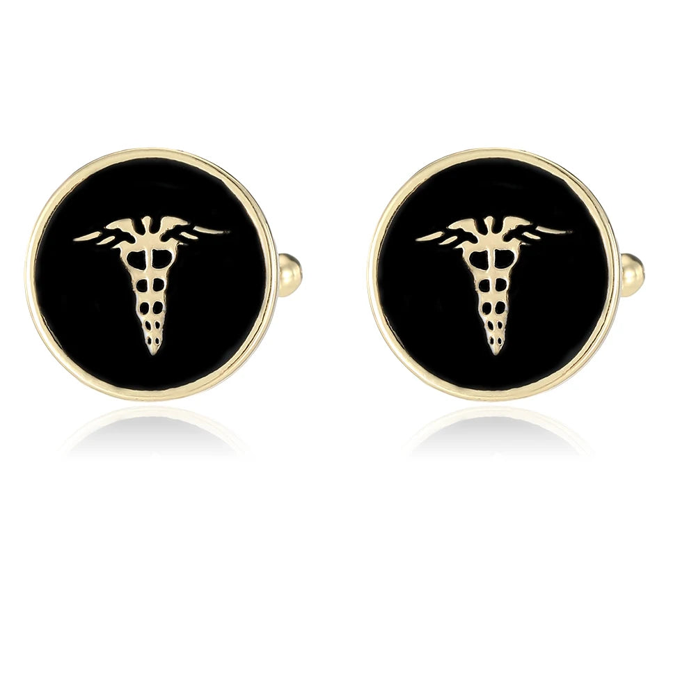 Men's Dragon Totem Round Cufflinks – Shirt Sleeve Buttons