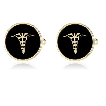 Men's Dragon Totem Round Cufflinks – Shirt Sleeve Buttons
