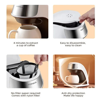 Versatile 2-in-1 Coffee & Tea Machine