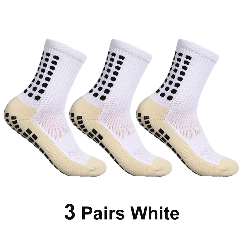 Atmungsaktive Fußballsocken für Herren mit Wabenstruktur und Grip