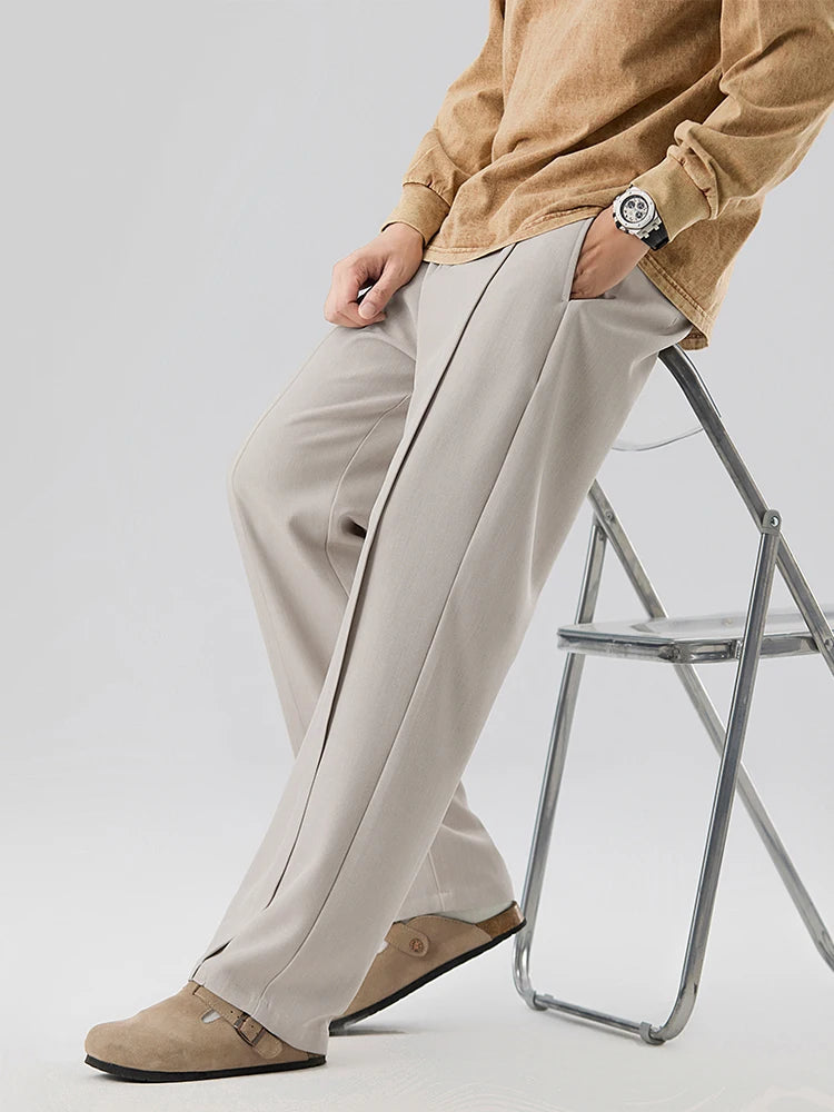 Autumn Korean Wide-Leg Casual Pants