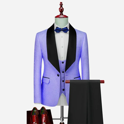 3-Piece Men's Wedding Suit
