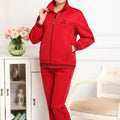 Big red top + big red pants