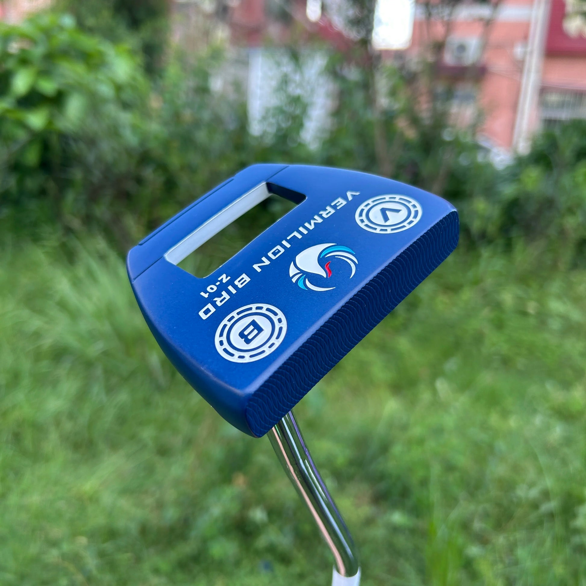 Rechtshänder-Golfputter für Herren – Kopf aus Zinklegierung, rutschfester PU-Griff, professioneller Golfschläger
