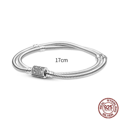 Heart-Shaped Zircon Stainless Steel Bracelet for Women