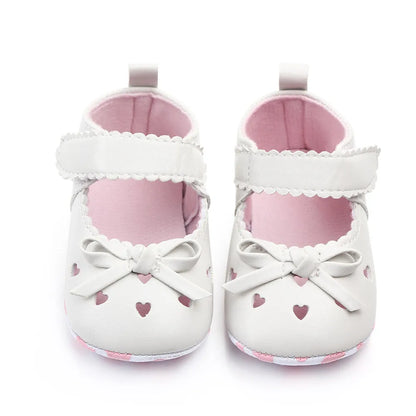 Chaussures plates à semelle souple pour bébé fille