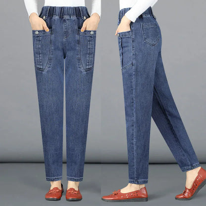 Cotton On Loose Straight Jeans for Women – Long Wide Leg Trousers