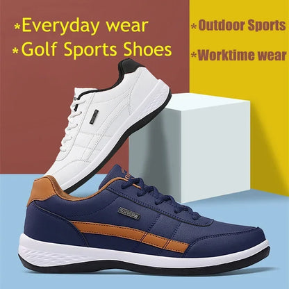 Chaussures de golf antidérapantes imperméables pour hommes en plein air