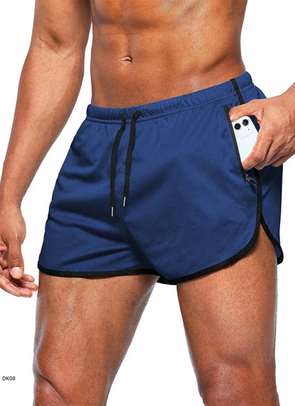 Men's Summer Fitness Mesh Gym Sport Shorts