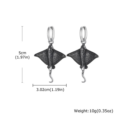 Herren-Ohrstecker-Set aus Edelstahl