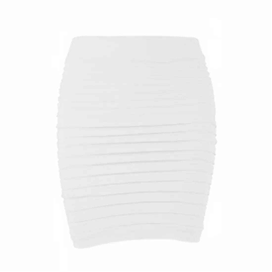 Summer Elastic Pleated Short - Mini Womens Pencil Skirt
