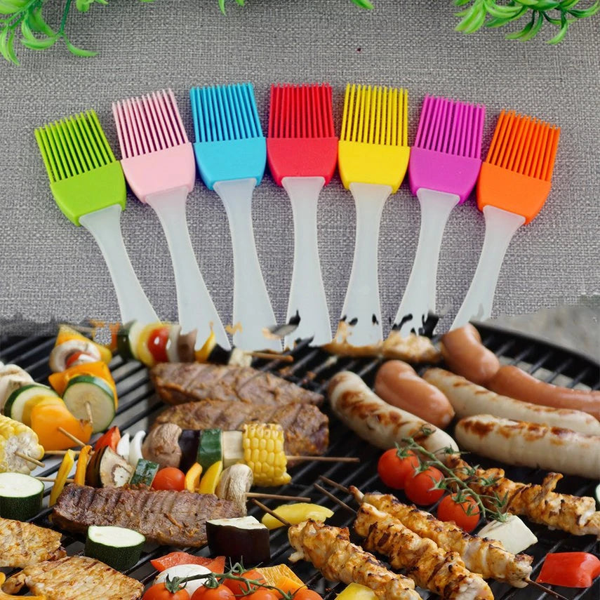 Temperature Resistant BBQ Cake Baking Silicone Oil Brush Kit