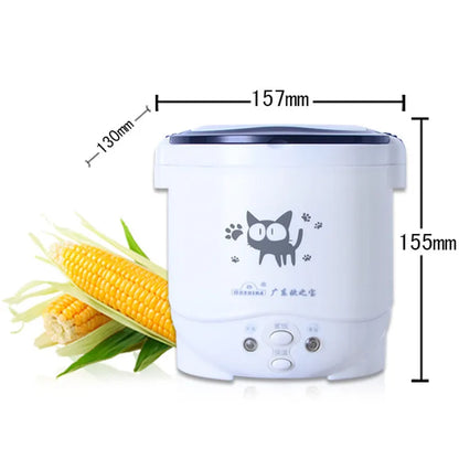 Electric Mini Rice Cooker for Multi-Cooking