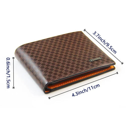 High-Quality Men's PU Leather Wallet with Card Holders
