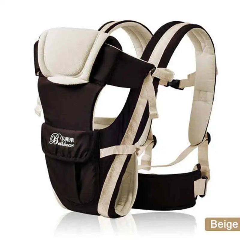 Tabouret de taille porte-bébé pliable avec sac de rangement épaule kangourou