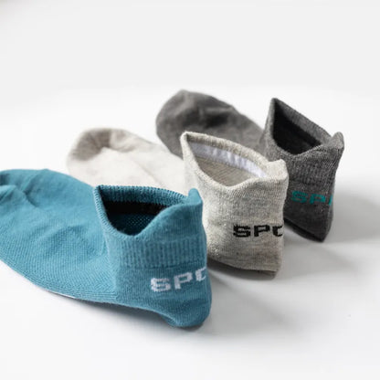 Atmungsaktive Knöchel-Sportsocken für Herren aus Baumwolle – 10 Paar