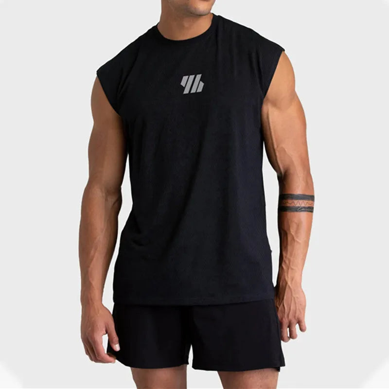 Men's Sleeveless Gym Tank Tops