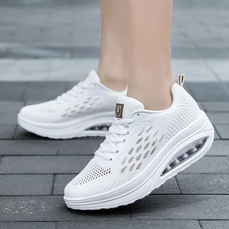 Damen-Tanzsneaker „Ghost Step“ mit Plateausohle