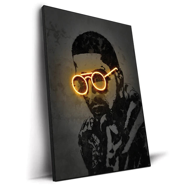 Hip Hop Singers Abstract Wall Art Paintings