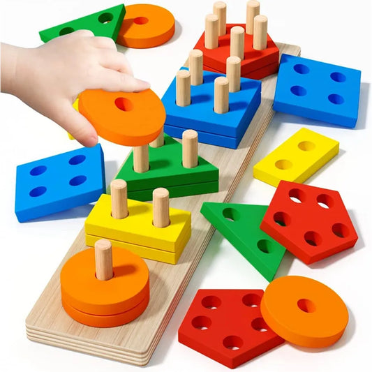 montessori toys, wooden montessori toys, stacking toys, wooden stacking toys, wooden toys, educational toys, baby toys, toys for kids