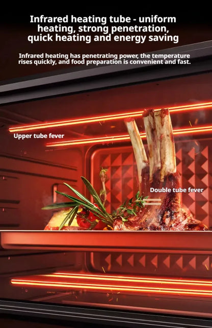 Multifunktions-Backofen mit großer Kapazität, automatischer Mini-Elektro-Pizzaofen