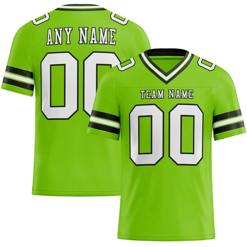 Atmungsaktive Kurzarm-Tops für Herren – American-Football-Uniform 