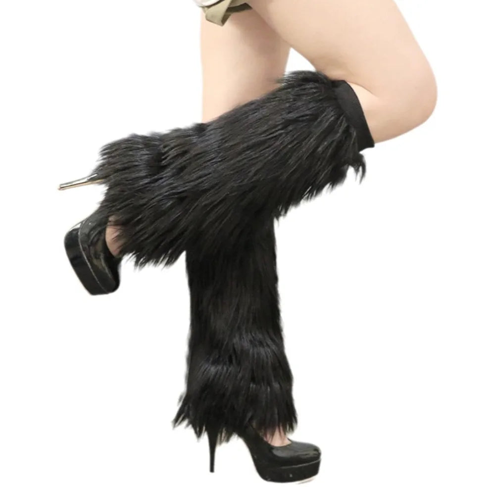 Women's Furry Leg Soft Faux Fur Boots