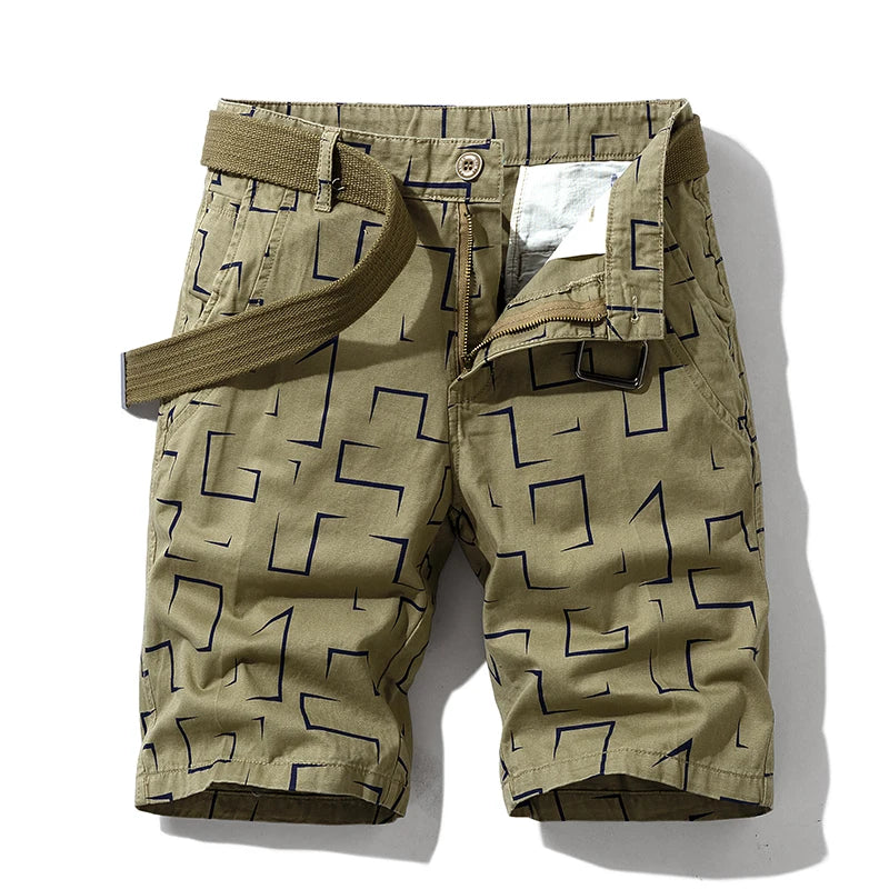 Short multi-poches en coton pour homme