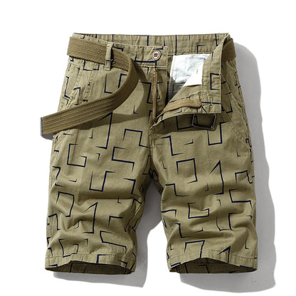 Short multi-poches en coton pour homme