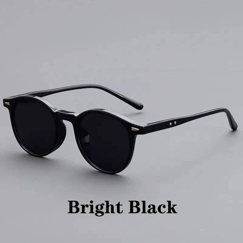 Unisex Designer Vintage Circle Sunglasses