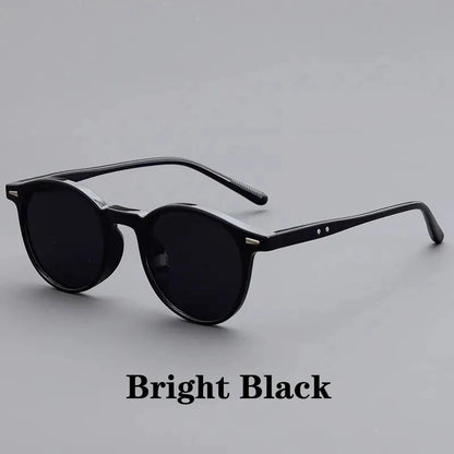 Unisex Designer Vintage Circle Sunglasses