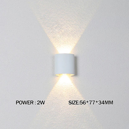 Wasserdichte LED-Wandleuchte für den Außenbereich