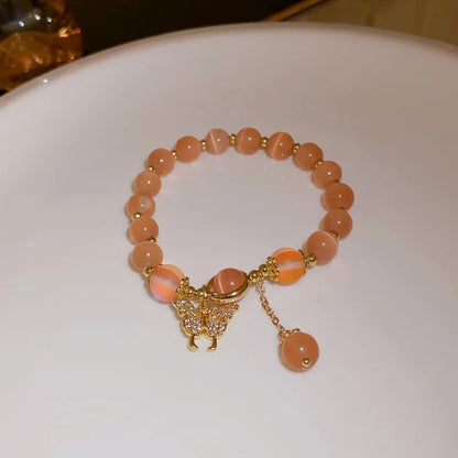 Armband aus Naturkristallsteinen für Damen – Reiki-Heilenergie-Perlenarmband