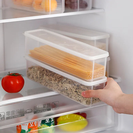 Spaghetti-Aufbewahrungsbox mit Deckel für die Organisation in der Küche