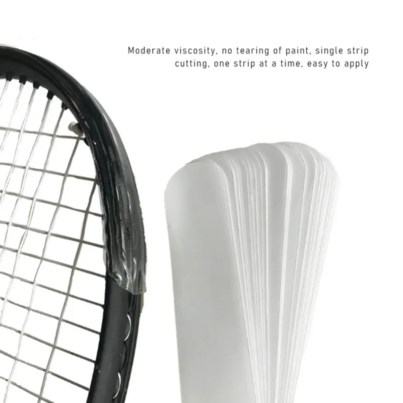 Bande de protection de tête de raquette de tennis légère