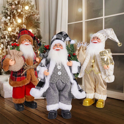 Décoration de Père Noël debout de 12 pouces