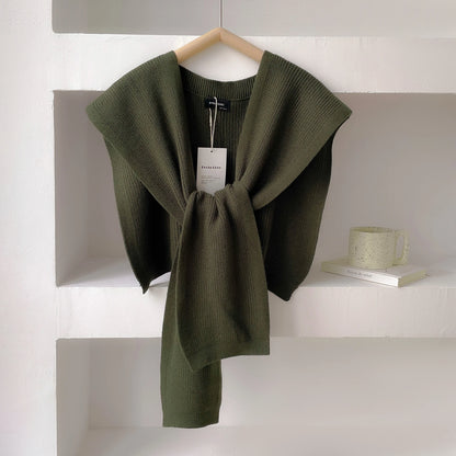 Écharpe de colonne cervicale assortie avec faux col