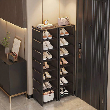 Mehrschichtiger, staubdichter Schuhschrank-Organizer