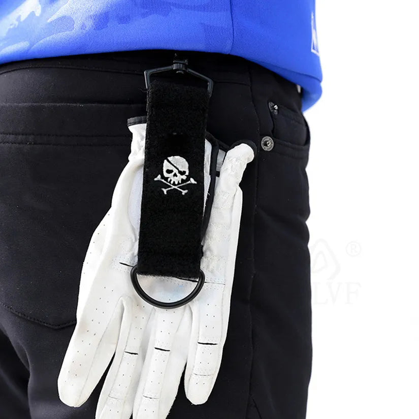 Portable Golf Glove Hanger with Magic Tape