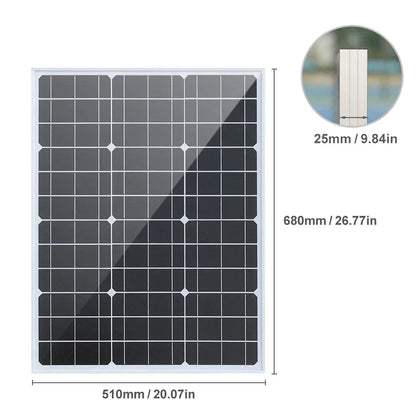 Rigid Waterproof 1000W-3000W 18V Solar Panel