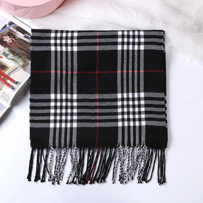 Men’s Cashmere Scarf – Warm Winter Shawl Wrap Pashmina