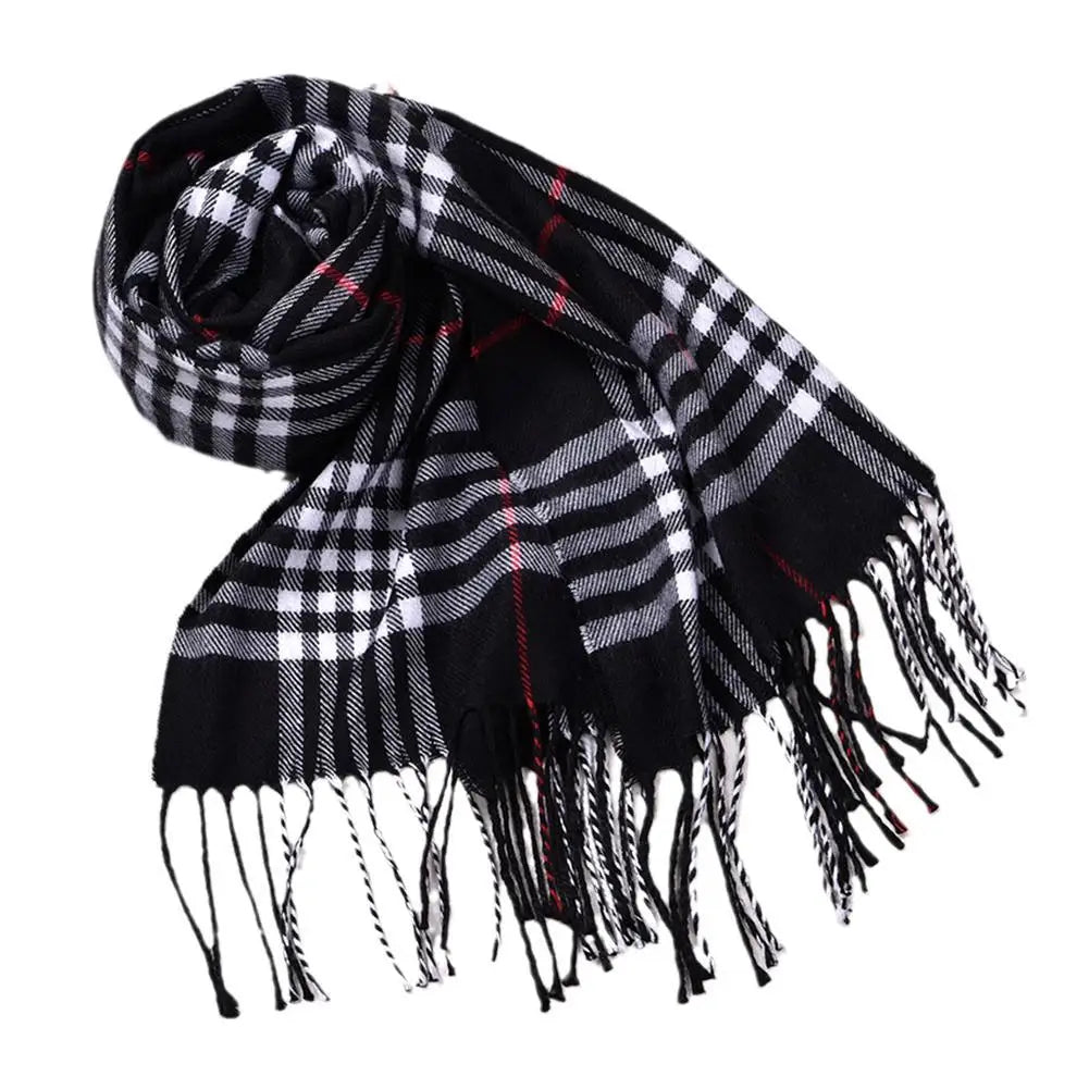 Men’s Cashmere Scarf – Warm Winter Shawl Wrap Pashmina