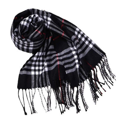 Men’s Cashmere Scarf – Warm Winter Shawl Wrap Pashmina