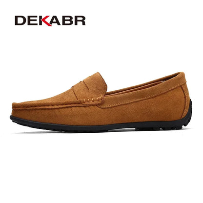 Hochwertige weiche Loafer aus echtem Leder für Herren