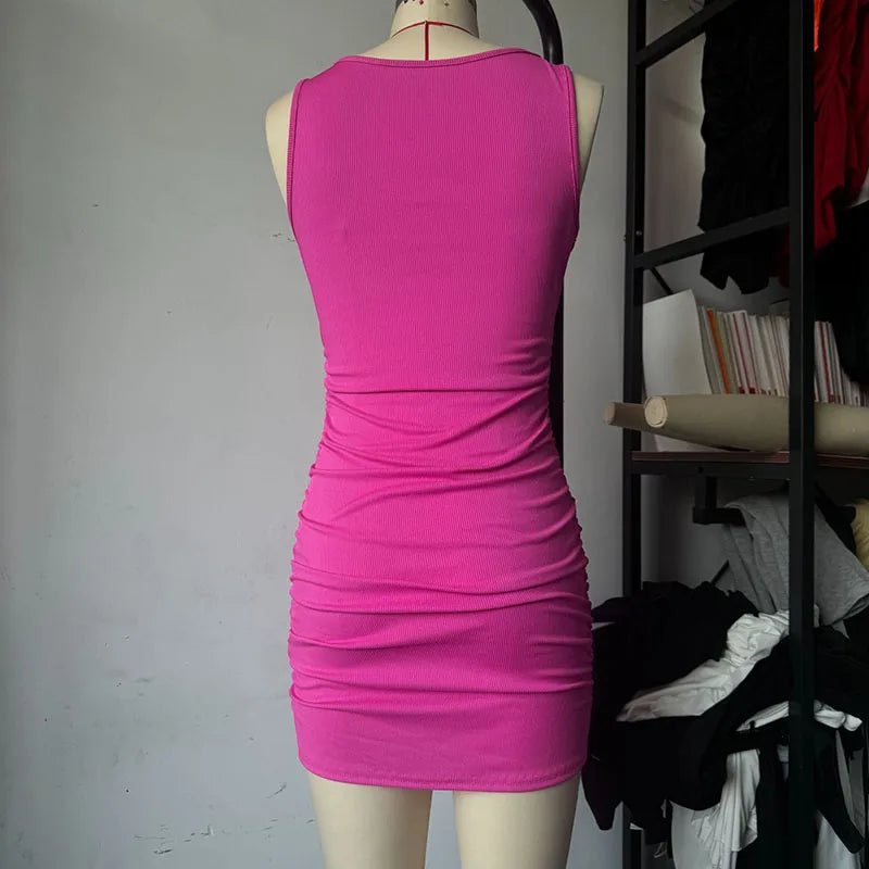 Lightweight Breathable Womens Sleeveless Golf Dress