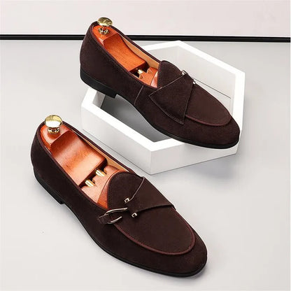 Leichte und bequeme Wildleder-Loafer für Herren