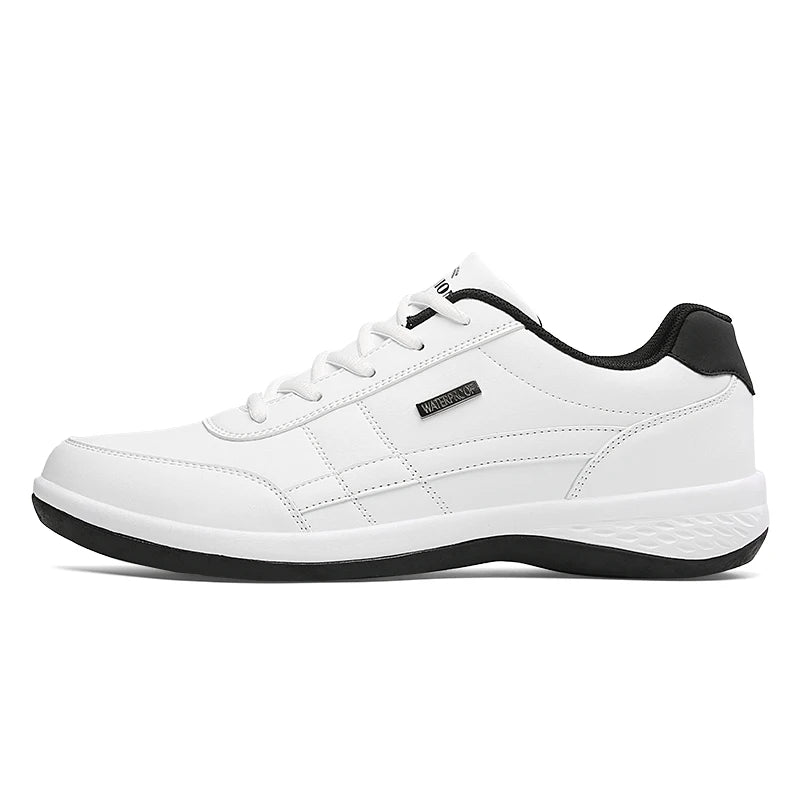 Herren-Freizeitsneaker aus Leder, rutschfest und atmungsaktiv
