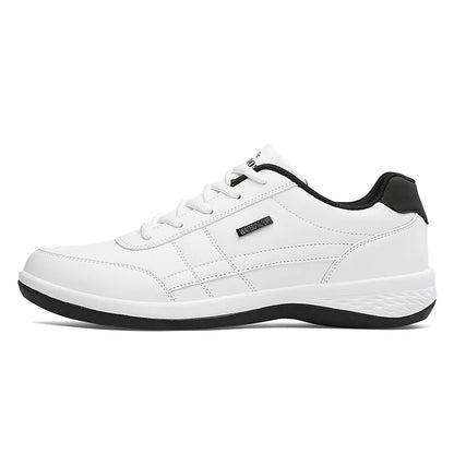 Herren-Freizeitsneaker aus Leder, rutschfest und atmungsaktiv